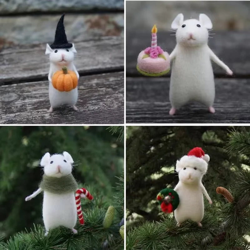 Halloween Handmade Mouse Toy Set