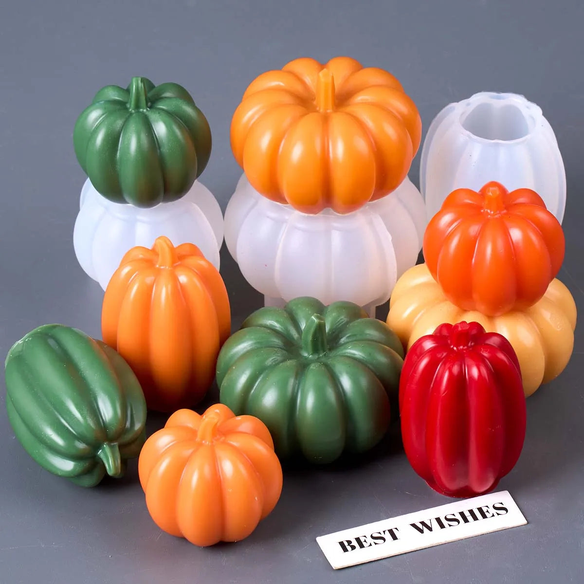 Pumpkin Silicone Candle Mold DIY Halloween Pumpkin crafts
