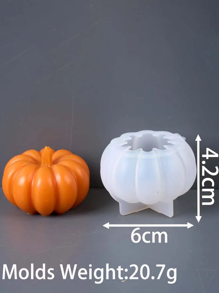 Pumpkin Silicone Candle Mold DIY Halloween Pumpkin crafts