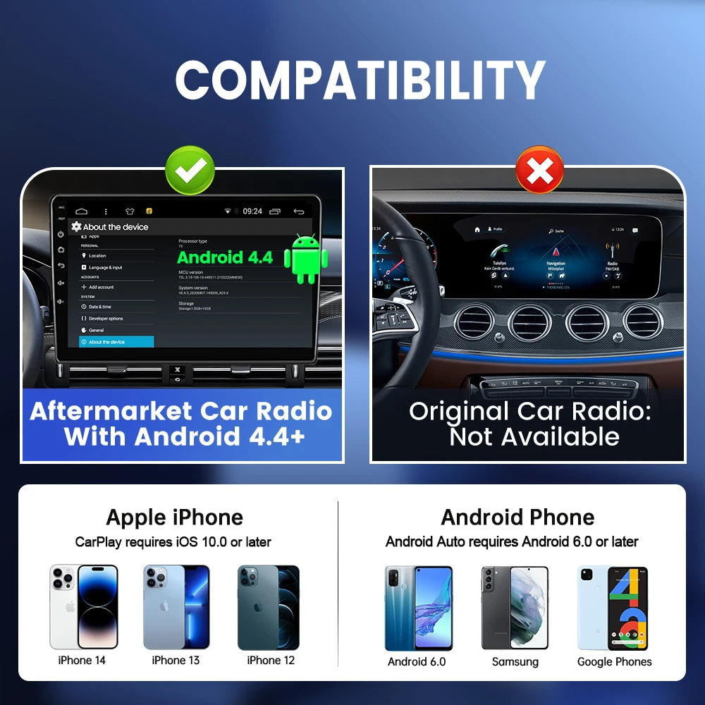 CarlinKit Android Auto USB Dongle Wireless CarPlay Adapter For Android Car Support Spotify Waze Map Phone Mirrorlink Car Radio