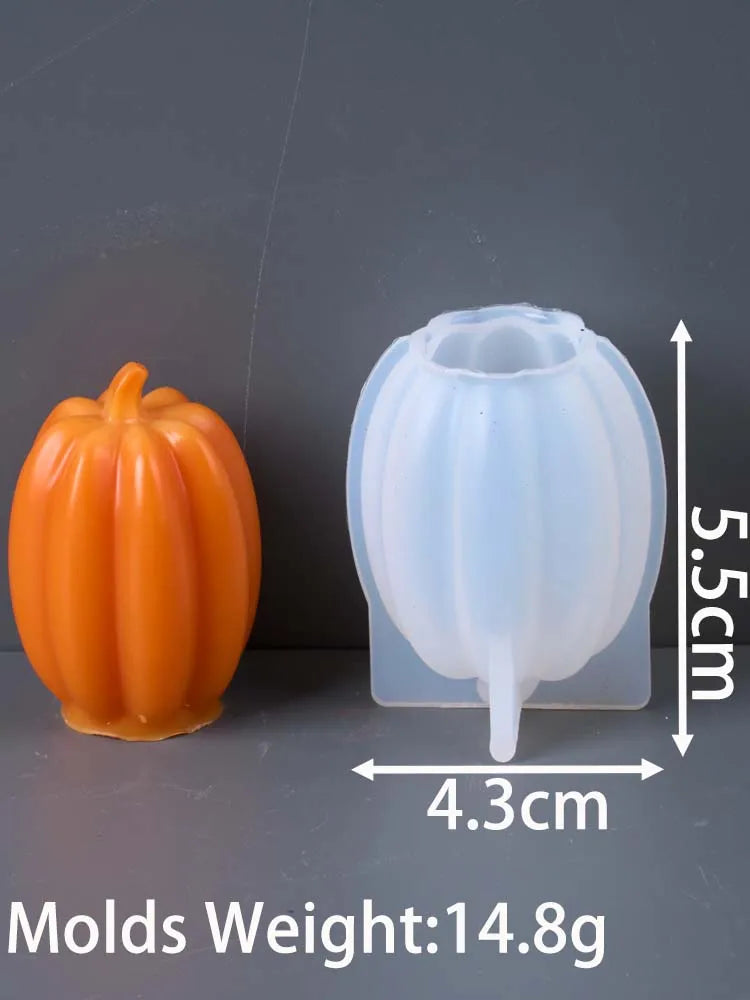 Pumpkin Silicone Candle Mold DIY Halloween Pumpkin crafts
