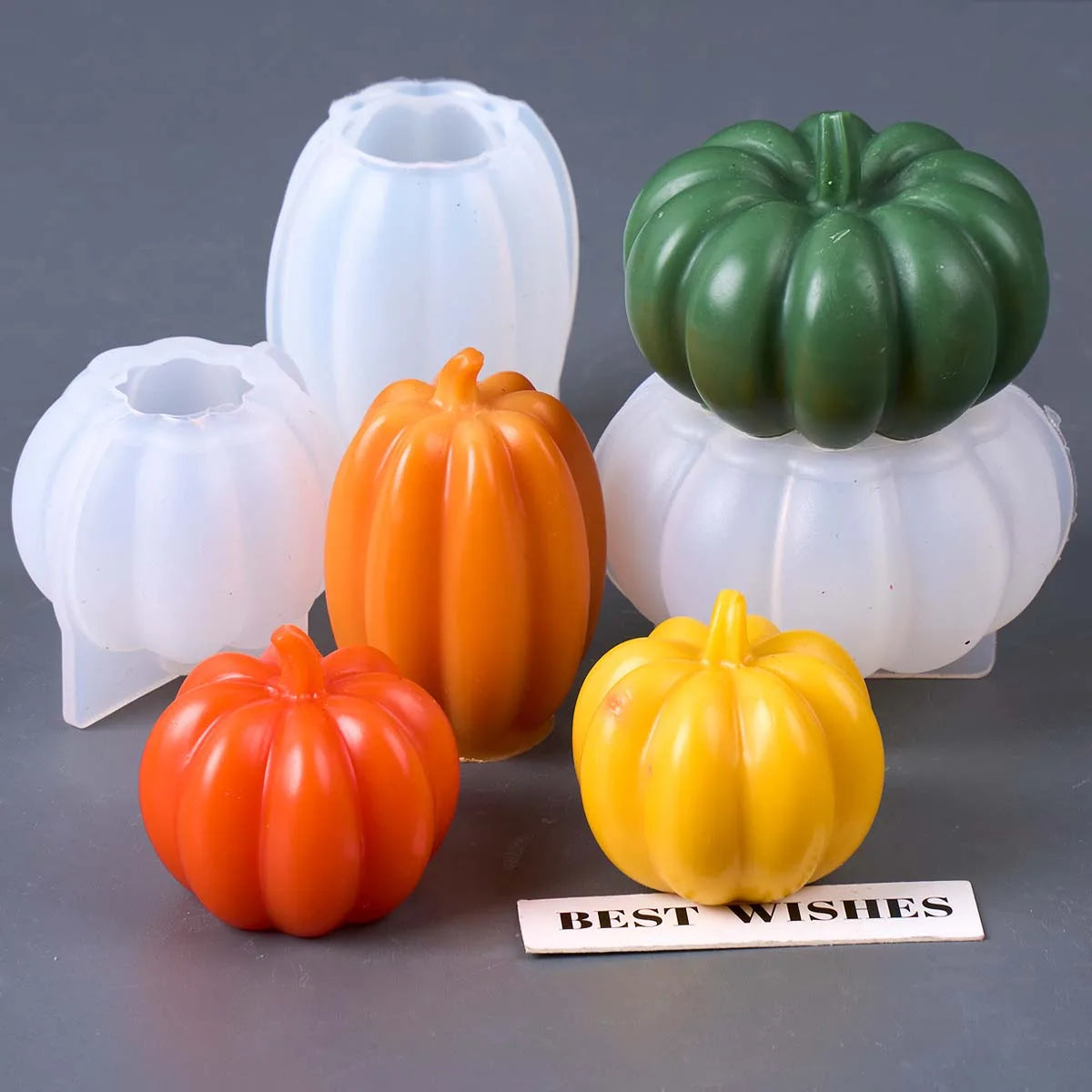 Pumpkin Silicone Candle Mold DIY Halloween Pumpkin crafts